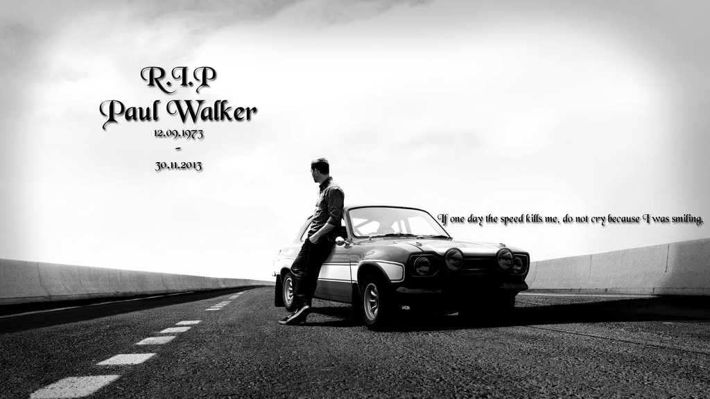 Rest in Peace Paul Walker by Furiion52 on