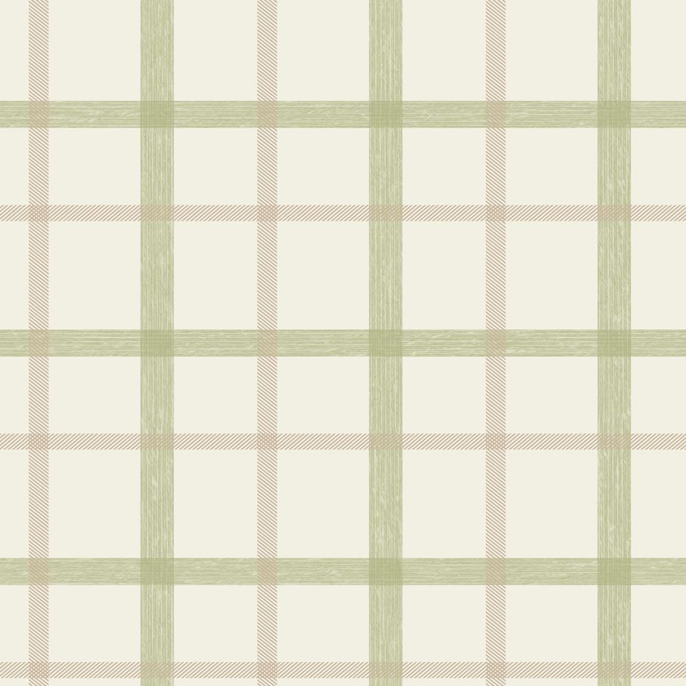Sage Green Plaid Fabric Wallpaper and Home Decor  Spoonflower
