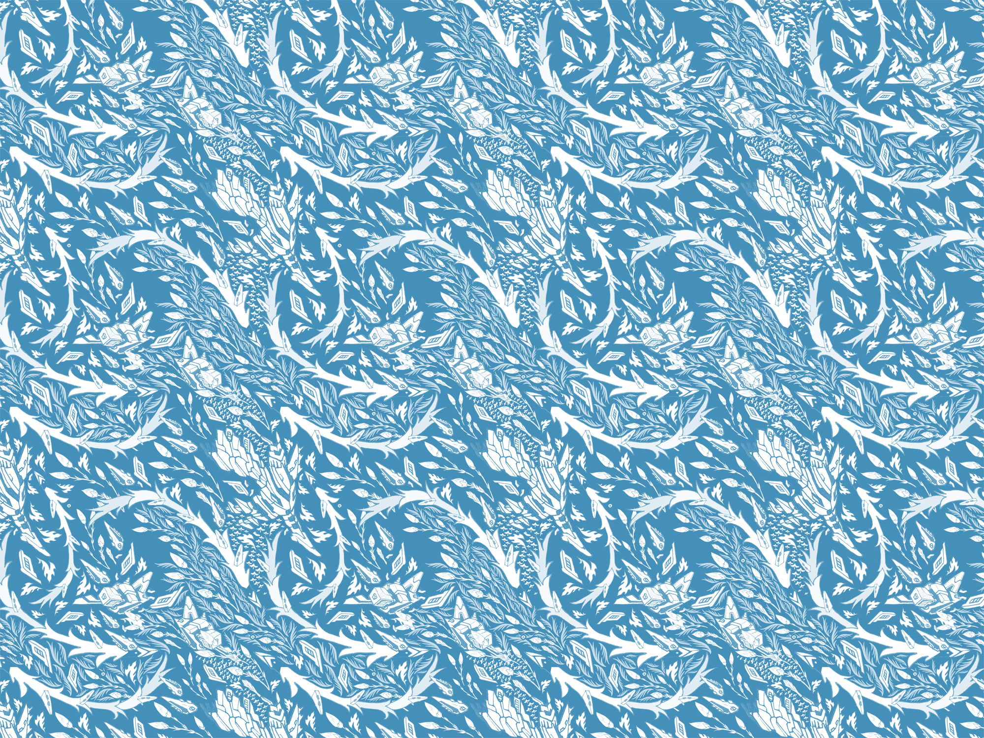 Wallpaper pattern design Edouard Artus Edouard Artus