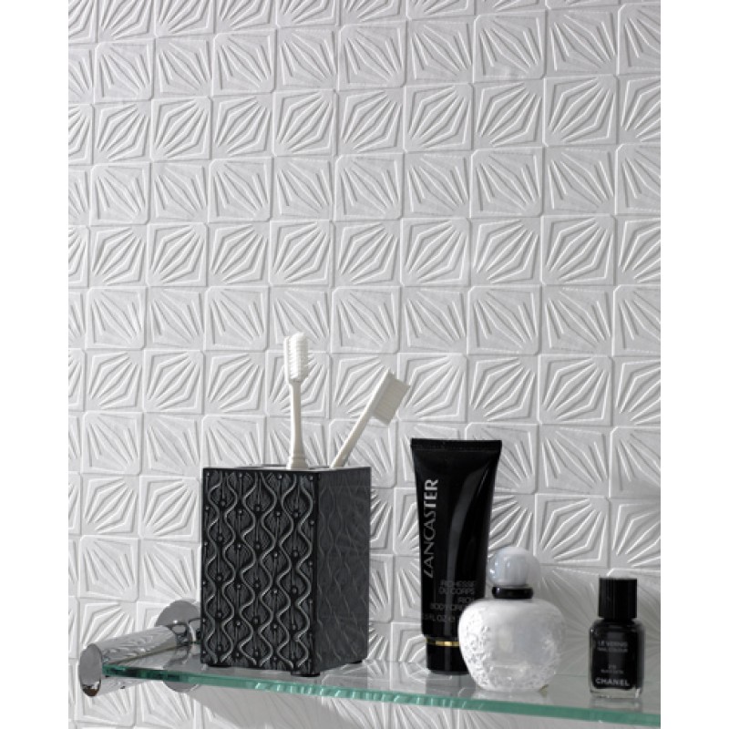 Deco Washable Wallpaper White Mica By Graham Brown 230b