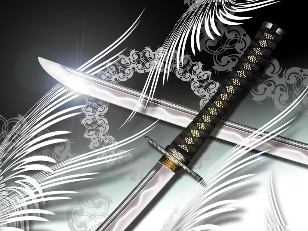 Katana Wallpaper Art Print Sword Poster