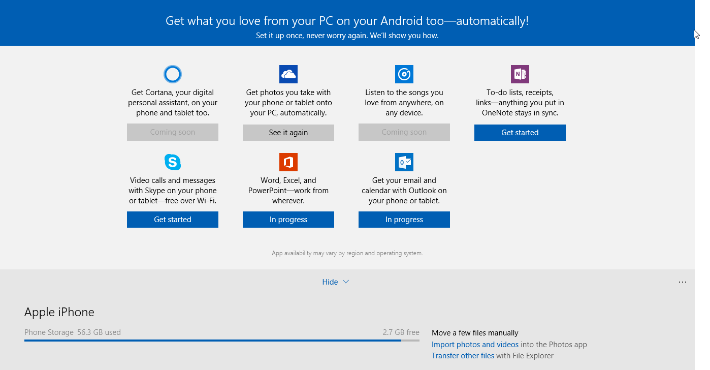 Sync Your Android Or iPhone With Windows Extremetech