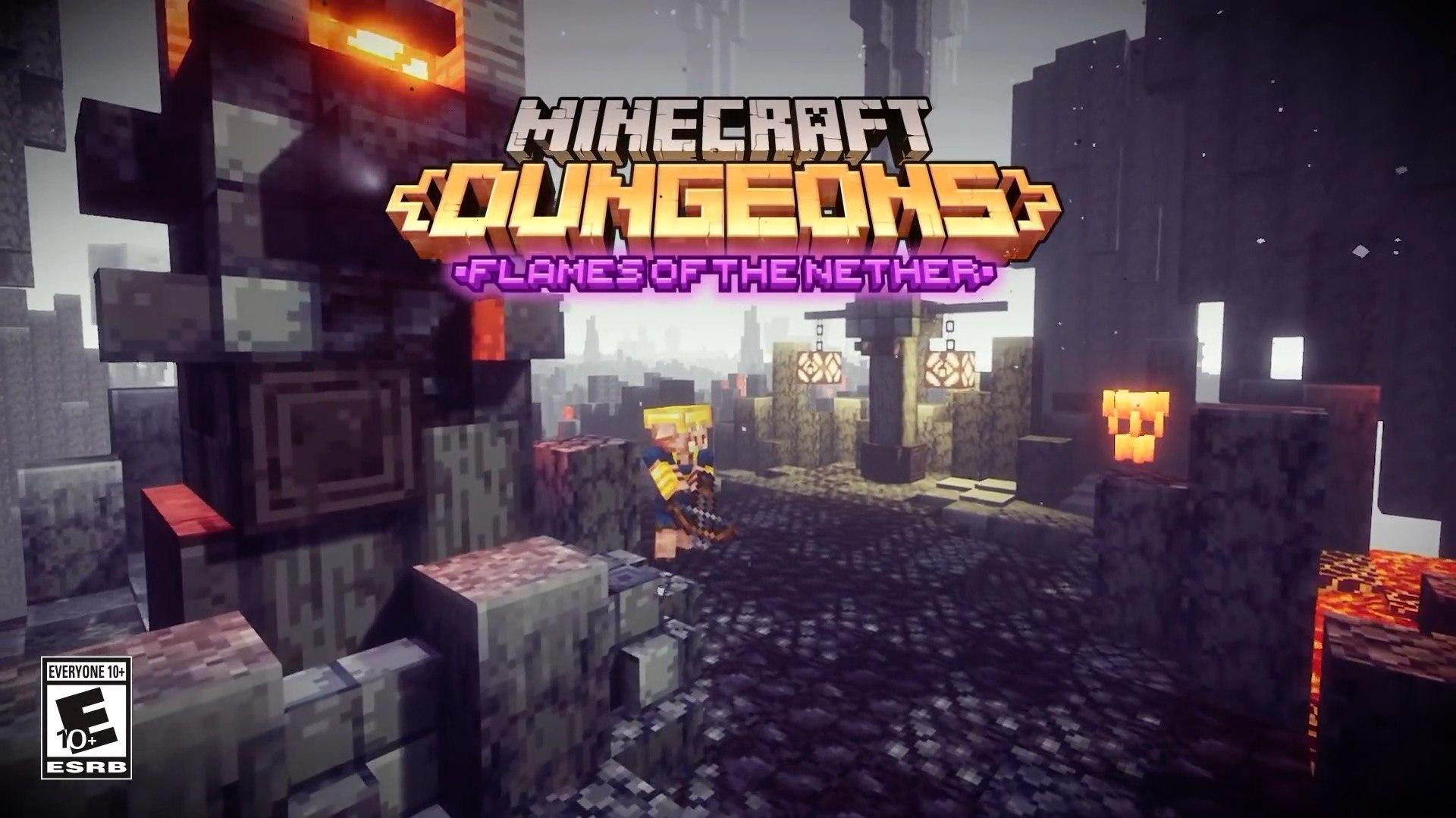 Minecraft Dungeons Flames Of The Her Official Launch