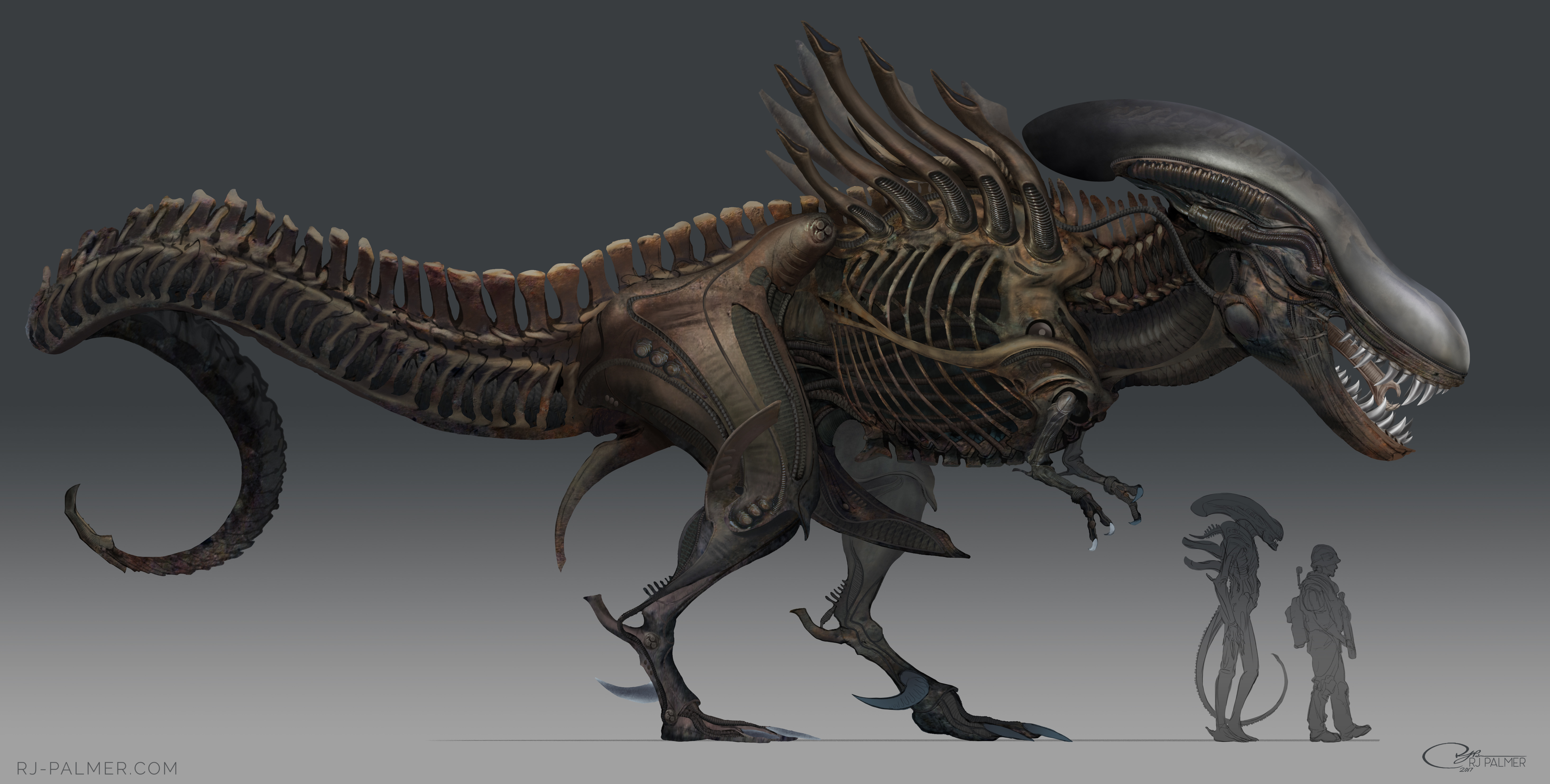 Alien T Rex By Arvalis