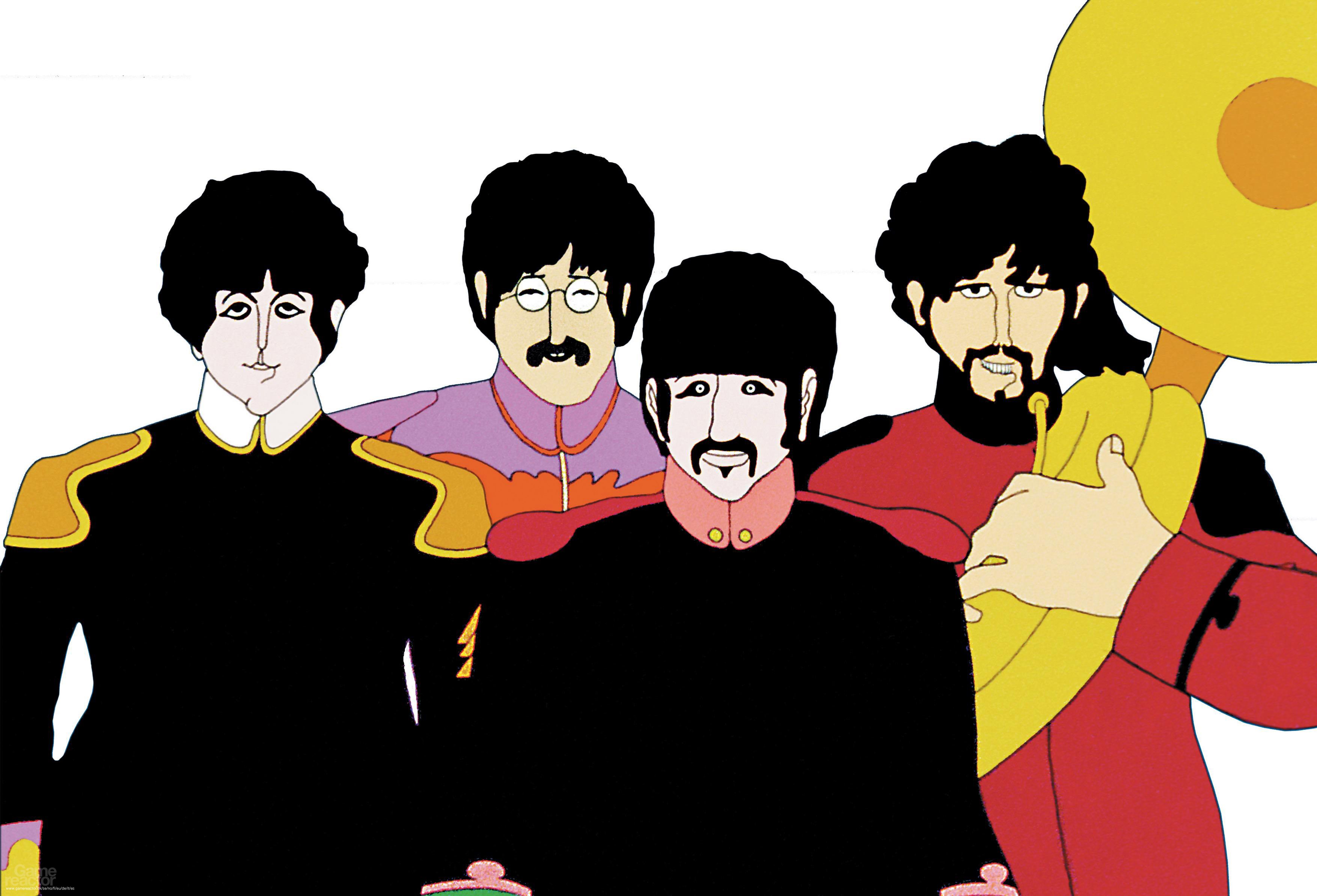 Beatles Yellow Submarine Wallpaper The beatles yellow submarine