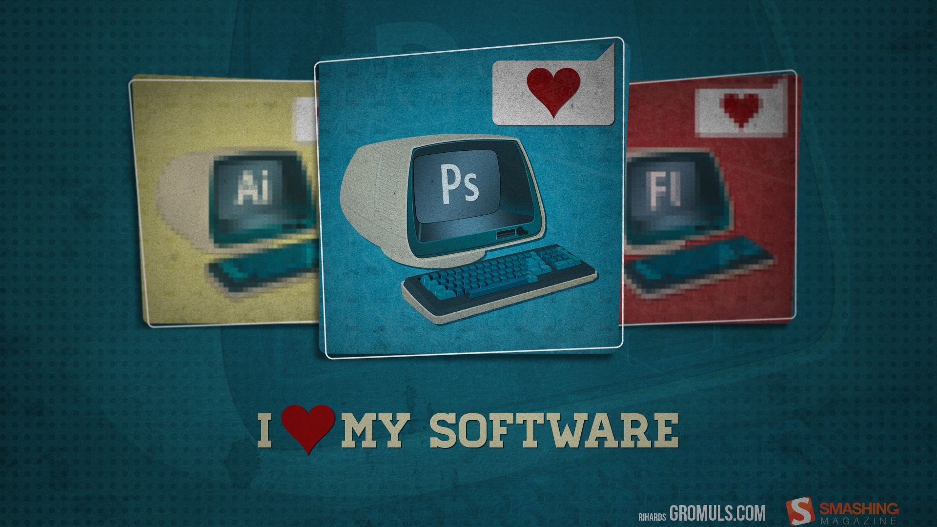 I Love My Software Desktop Pc And Mac Wallpaper