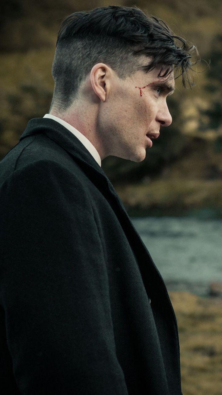 Tommy Shelby Close Up HD Wallpaper Peaky Blinders Hair