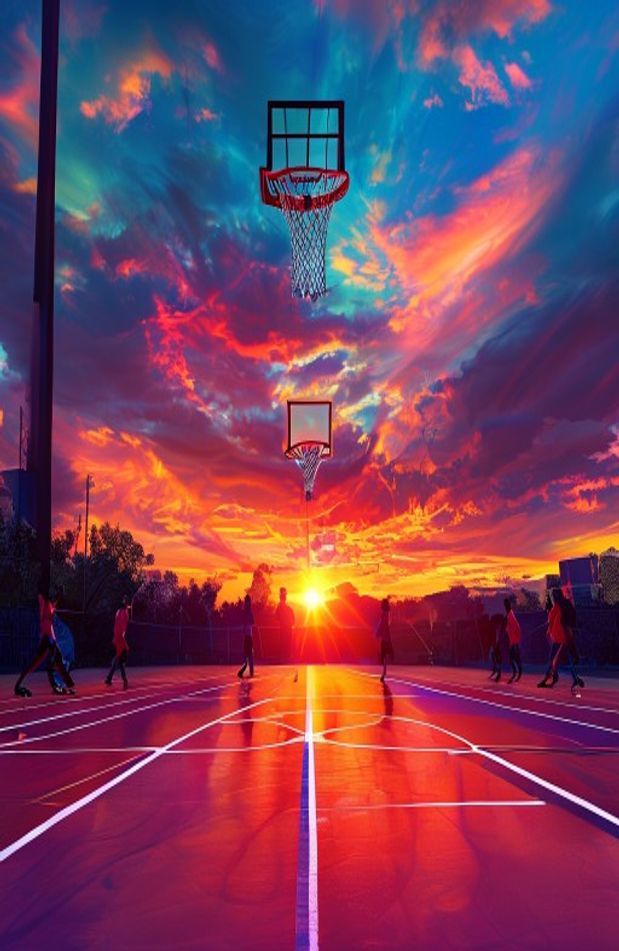 Basketball Court Wallpaper Hd