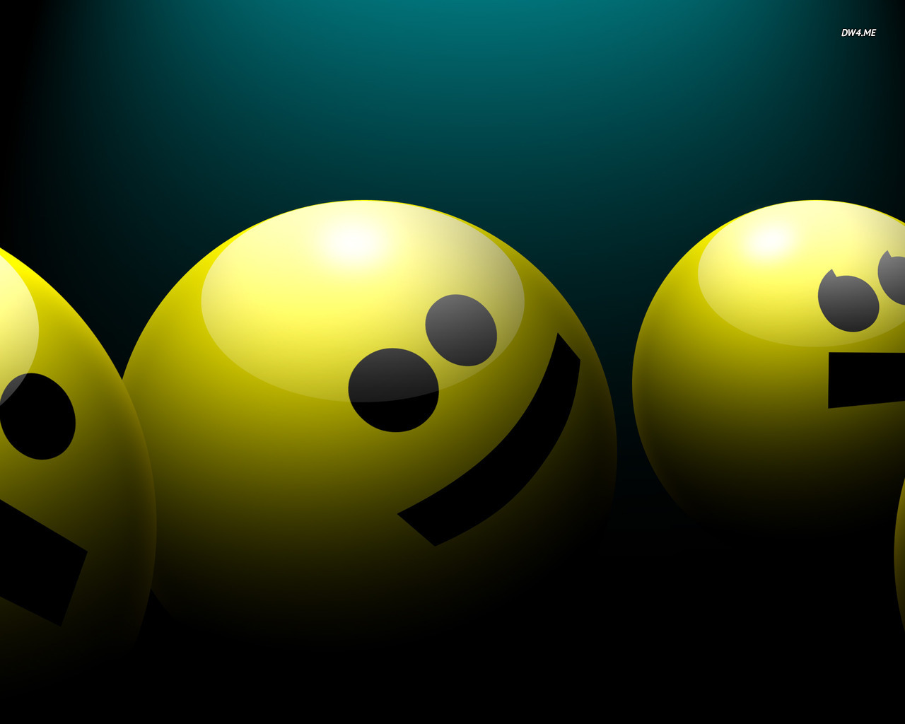 Smiley faces wallpaper   3D wallpapers   385