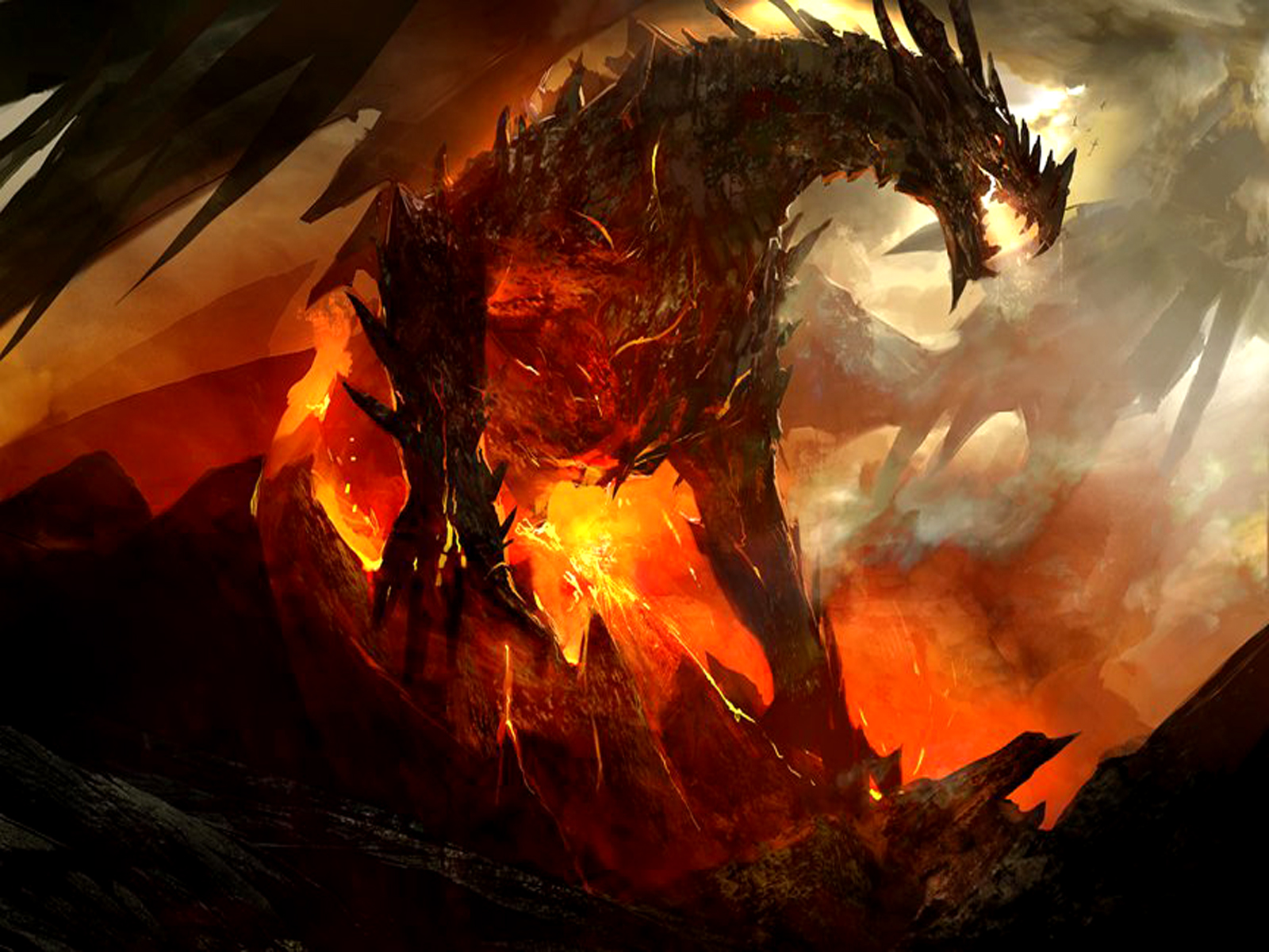 Wallpaper Dragons Cool Dragon Desktop