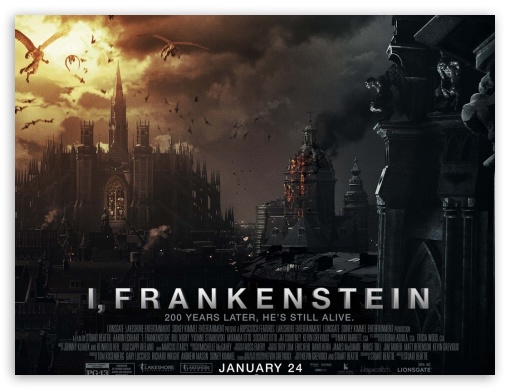 Frankenstein Poster Movie Wallpaper HD Background