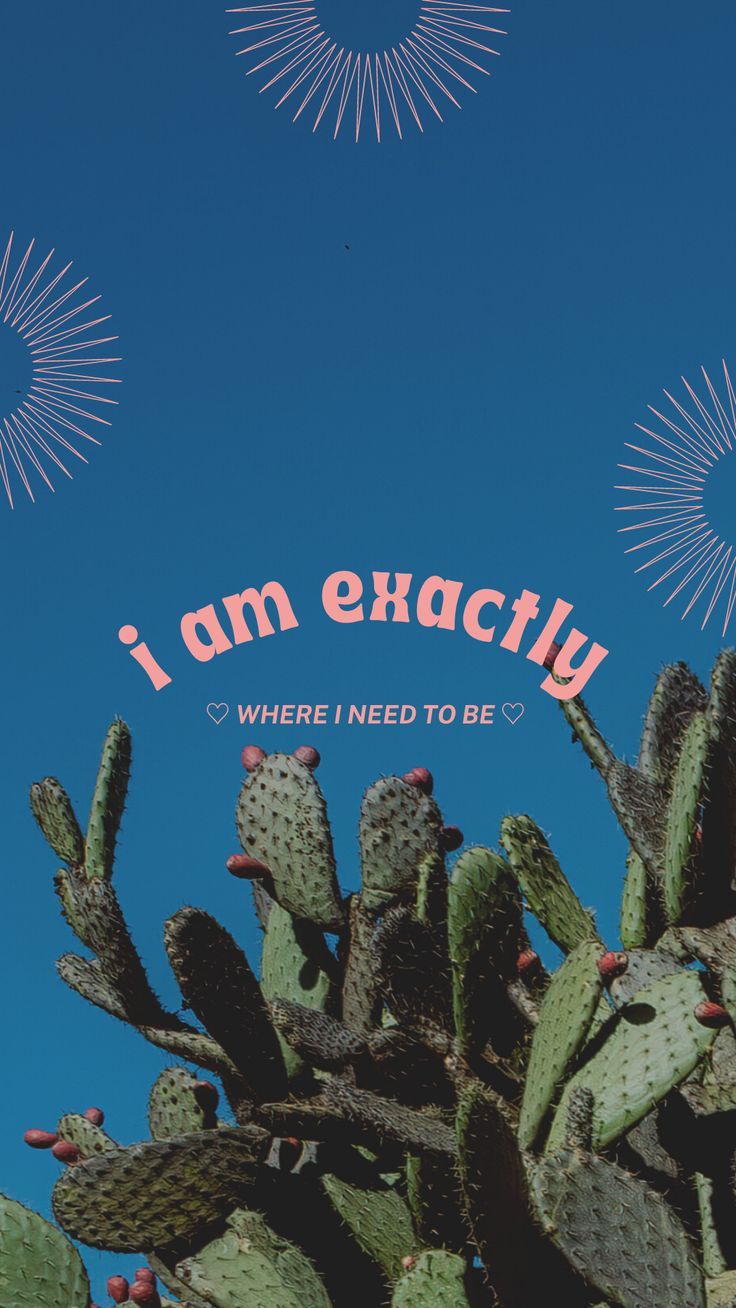 Cactus Retro Wallpaper