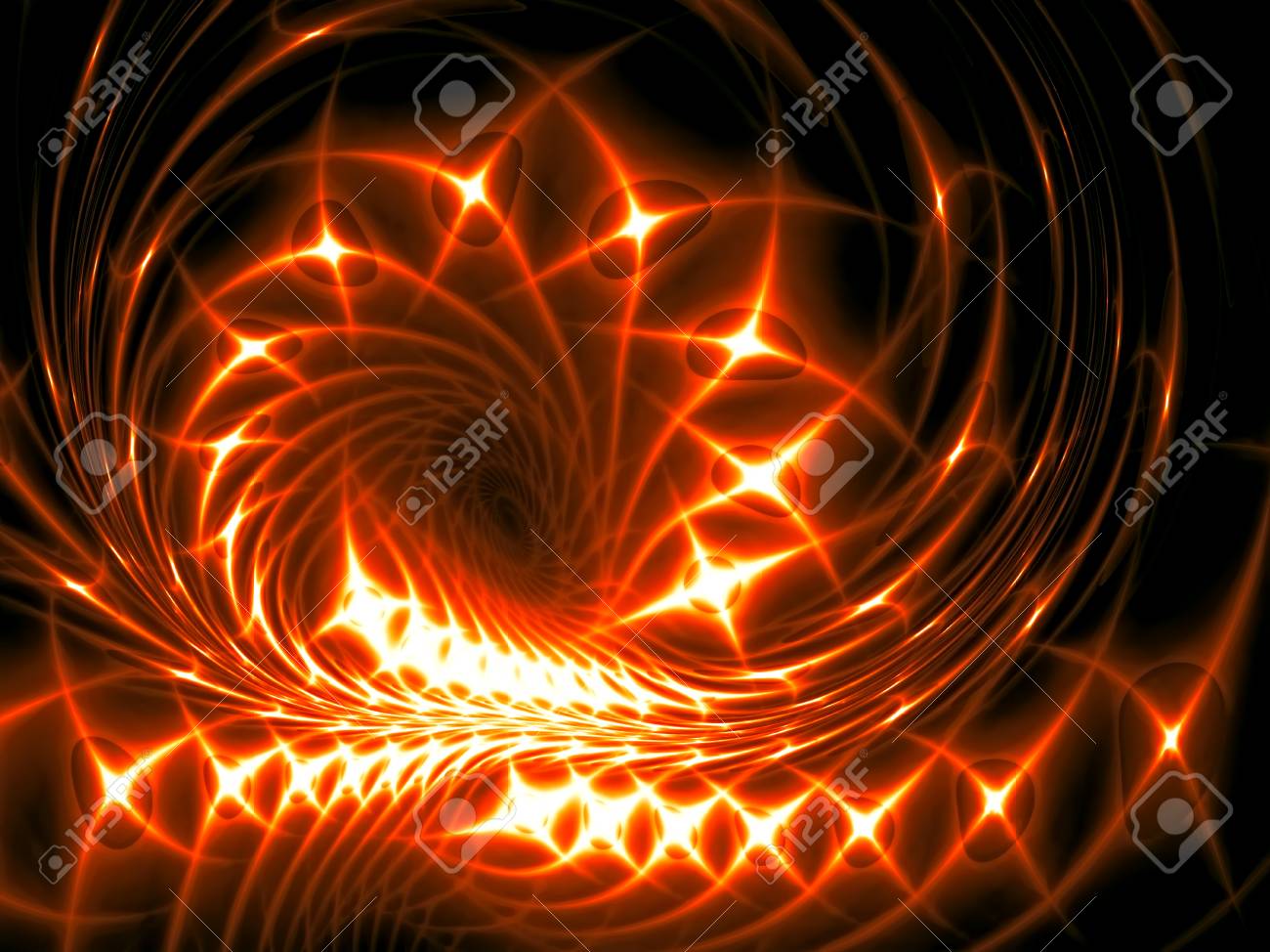 Abstract Fractal Background Puter Generated Image Modern
