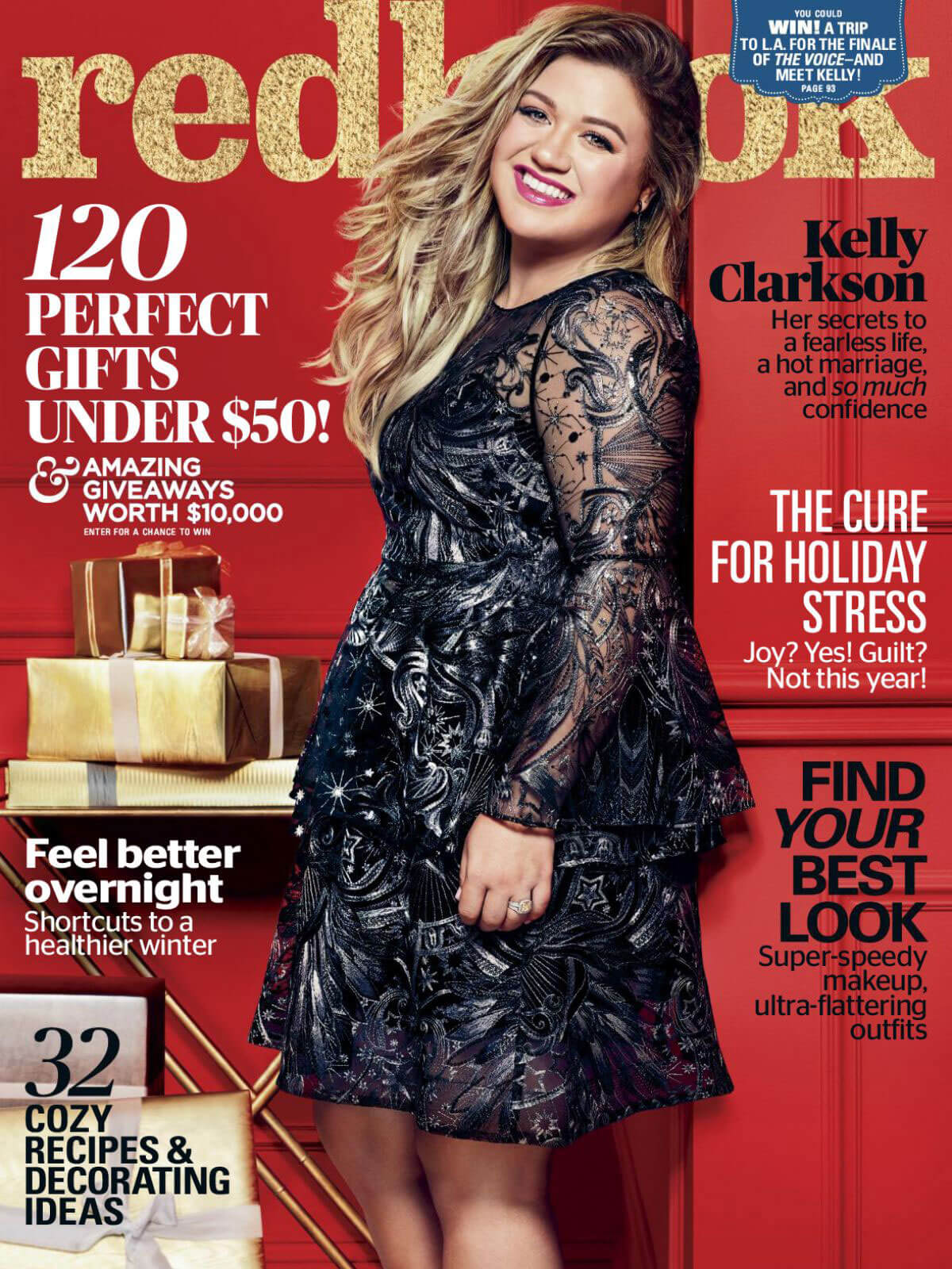 Kelly Clarkson Stills in Redbook Magazine December