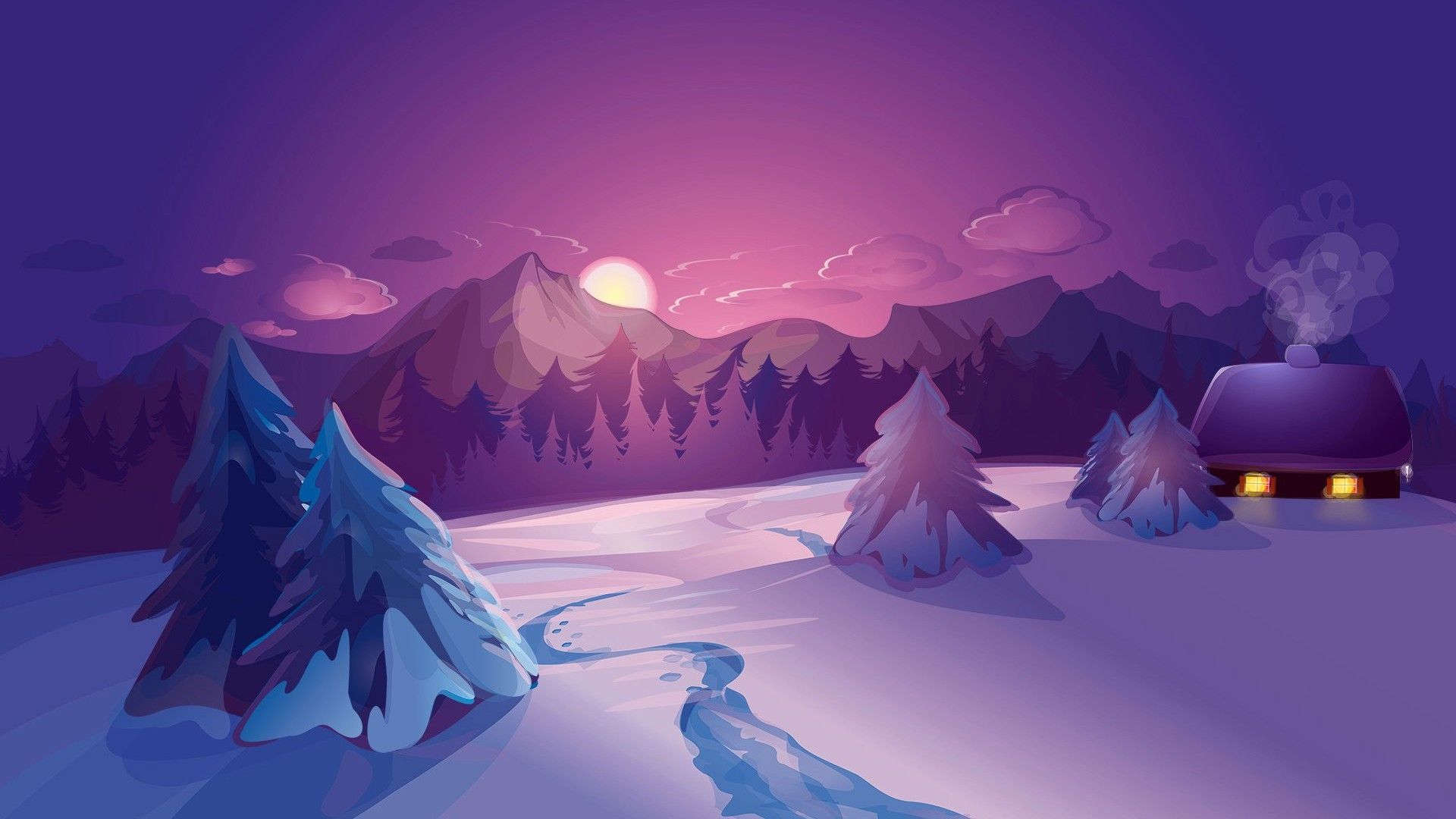 Winter Pixel Art Wallpaper Posted By Ryan Anderson