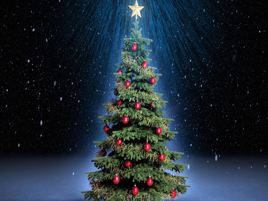 Beautiful Christmas Tree Design Wallpaper Gallery