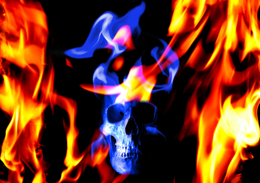Flaming Skull Wallpaper Pictures X Kb Jpeg