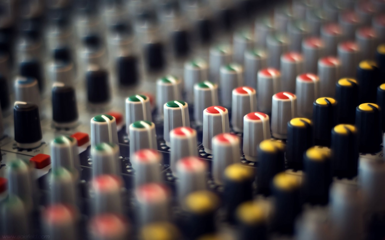 Mixer Knobs Wallpaper Music And Dance