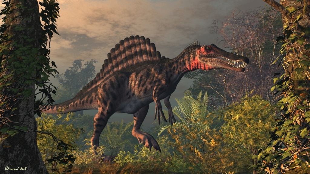 Spinosaurus Aegiptiacus Spiny Lizard Had A Series Of Large