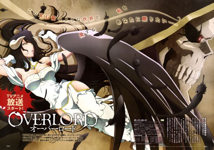 Anime Overlord Series Albedo Girl Wallpaper Background
