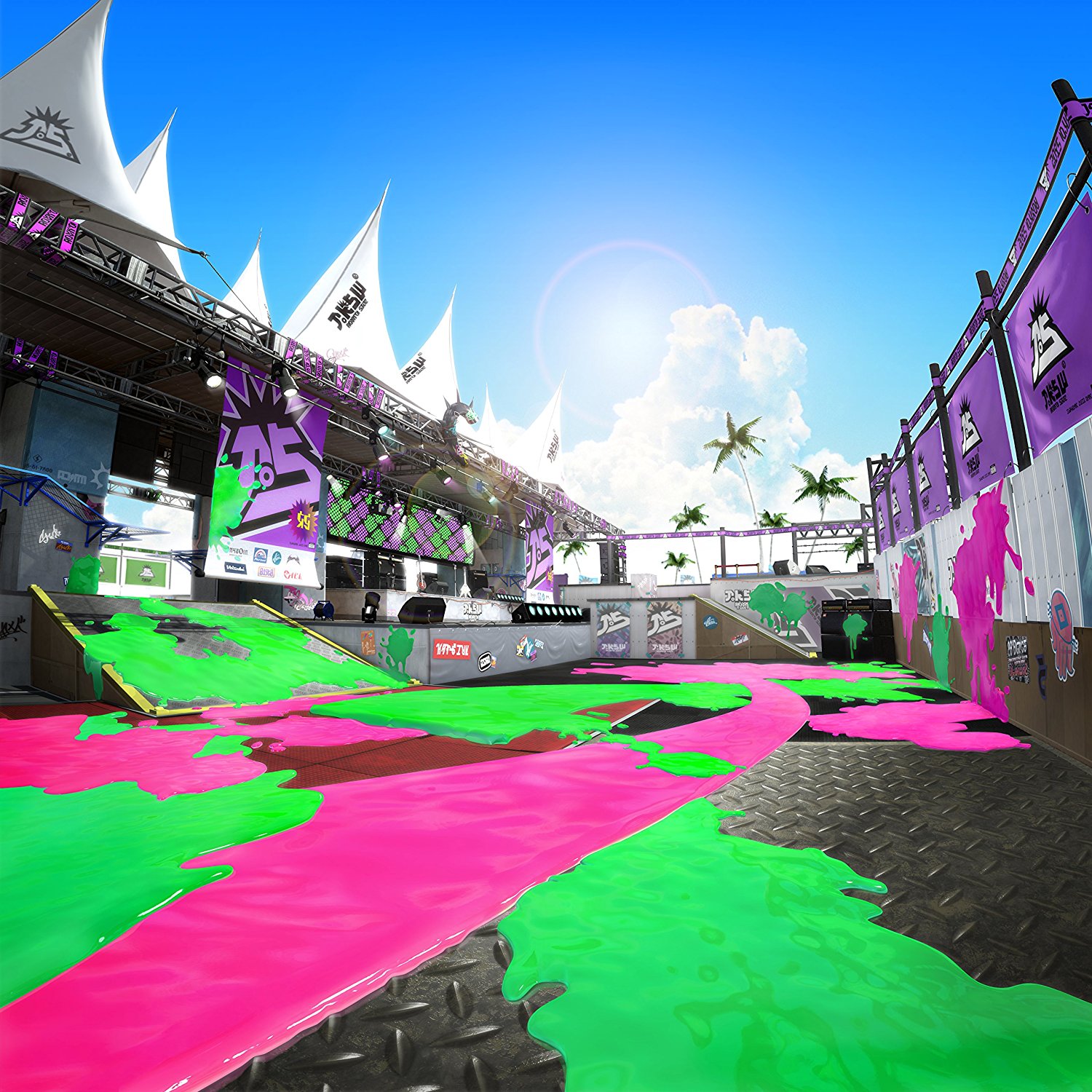 I Managed To Find The Background Of Splatoon Box Art