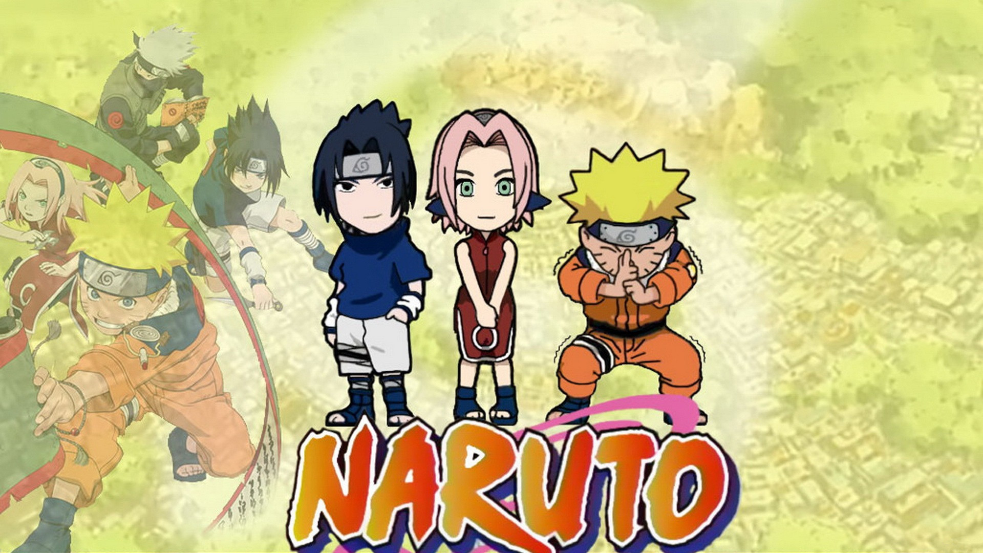 Wallpaper Anime Cartoon Naruto Main Characters