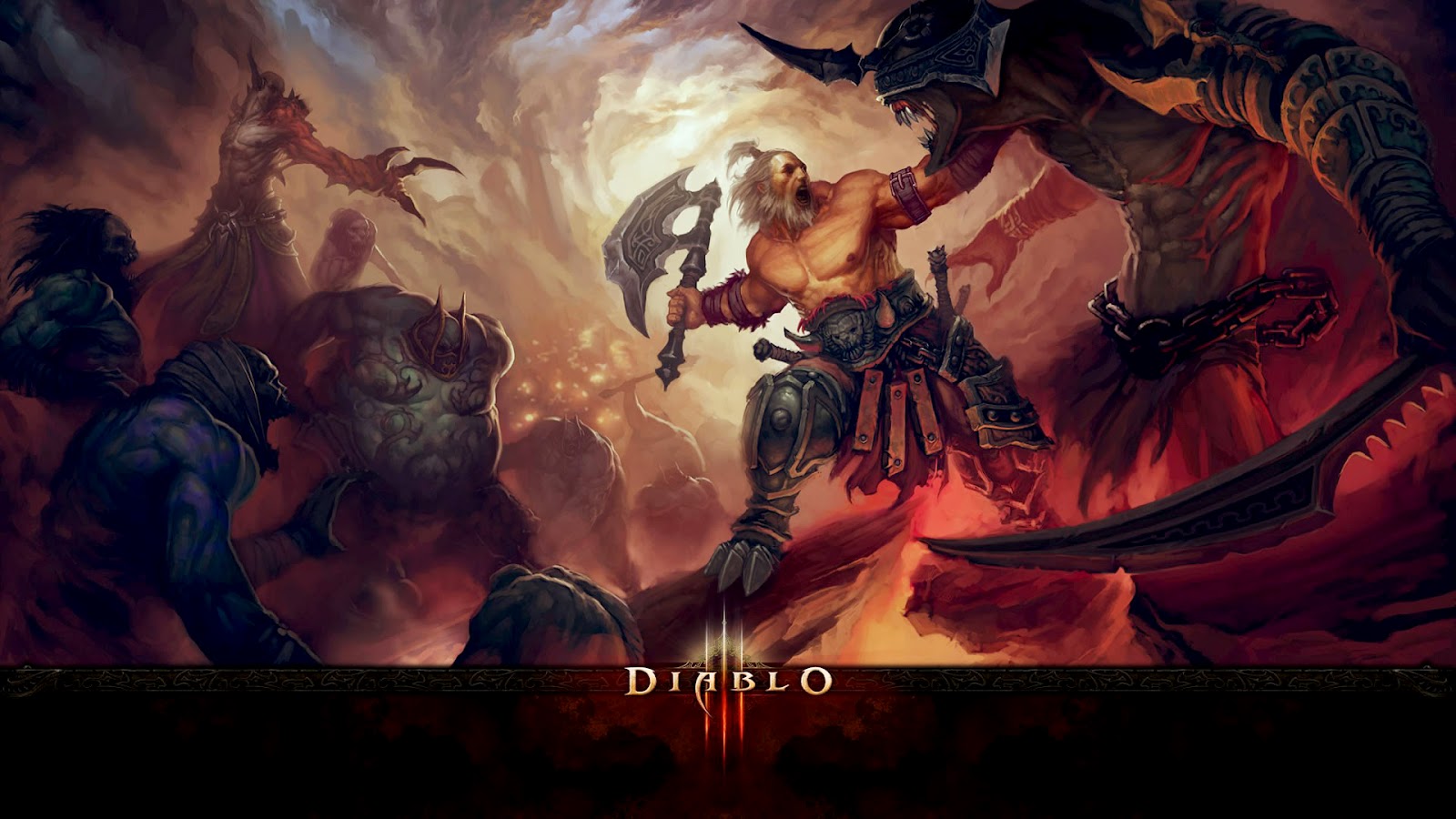 Diablo Game Characters HD Wallpaper Background