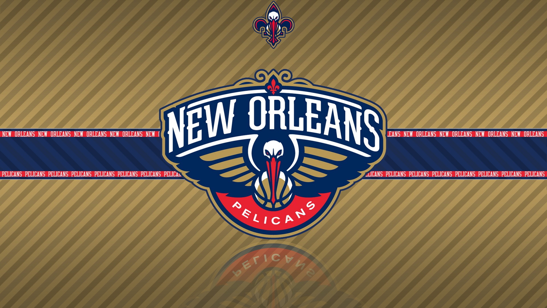 NBA New Orleans Pelicans team team logo widescreen HD wallpaper