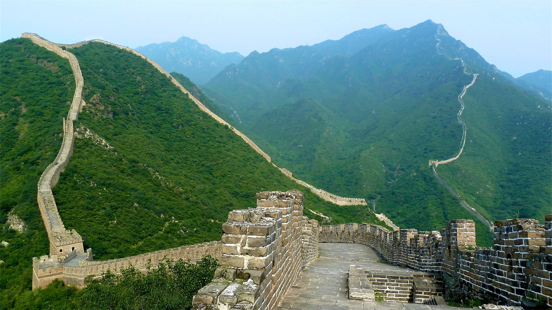 Great Wall Of China Widescreen Wallpaper On