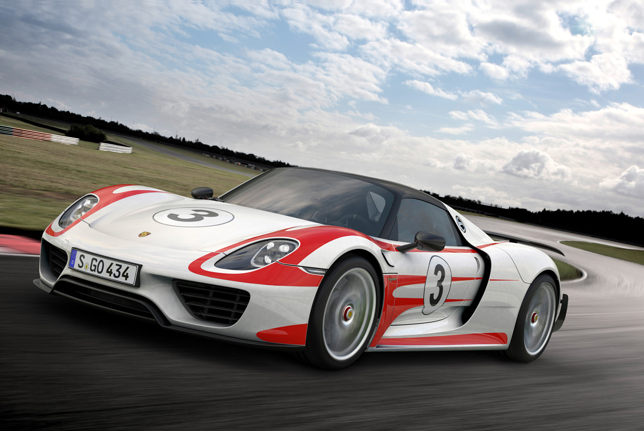 Porsche Spyder Widescreen Wallpaper