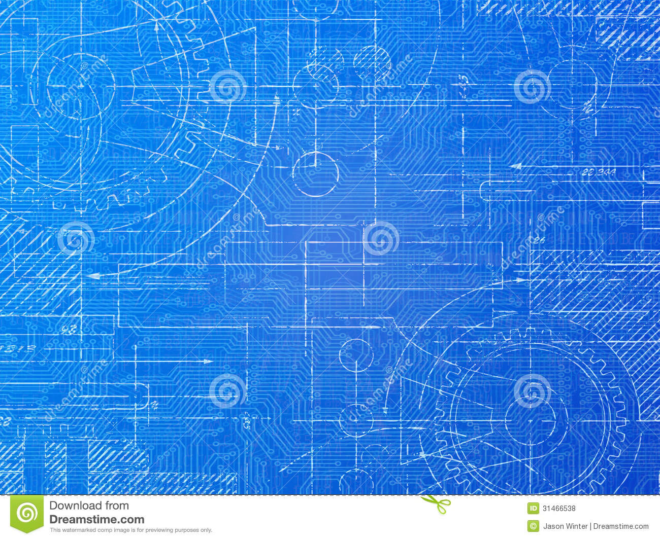 Blueprint Background Technical