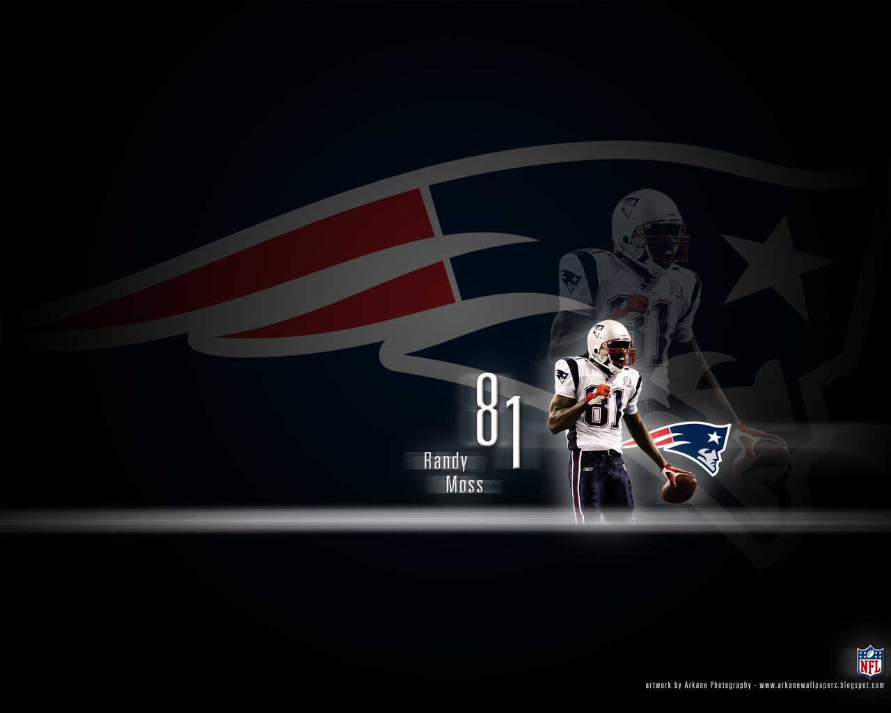 Arkane Nfl Wallpaper Randy Moss New England Patriots