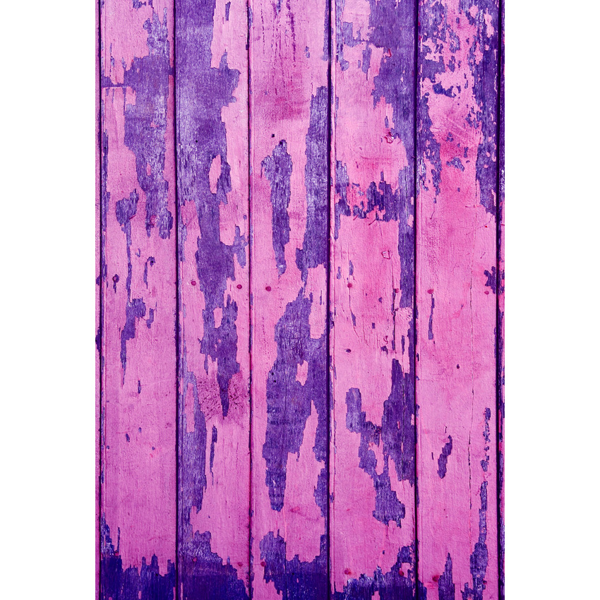 Dark Orchid Purple Wood Planks Timber Wall Custom Photo