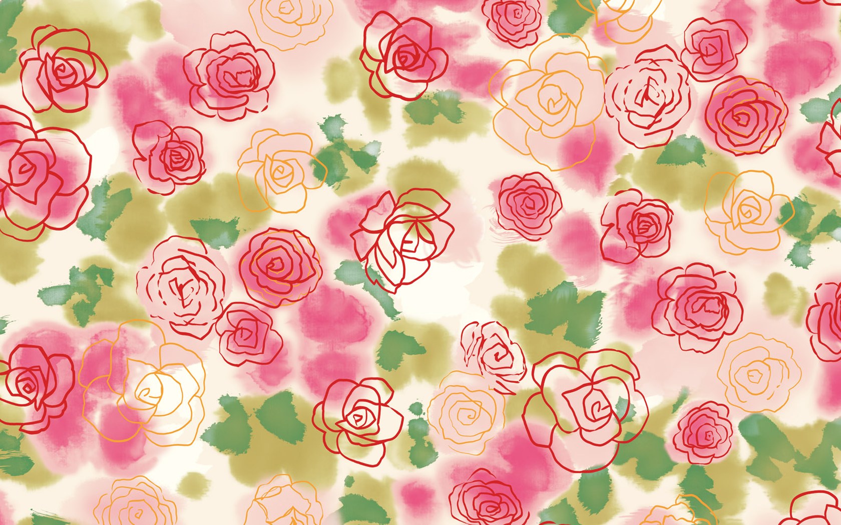 Design Floral Patterns Illustrations Wallpaper