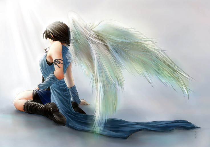 Final Fantasy Viii Rinoa Heartilly Angel Angels Wallpaper Background