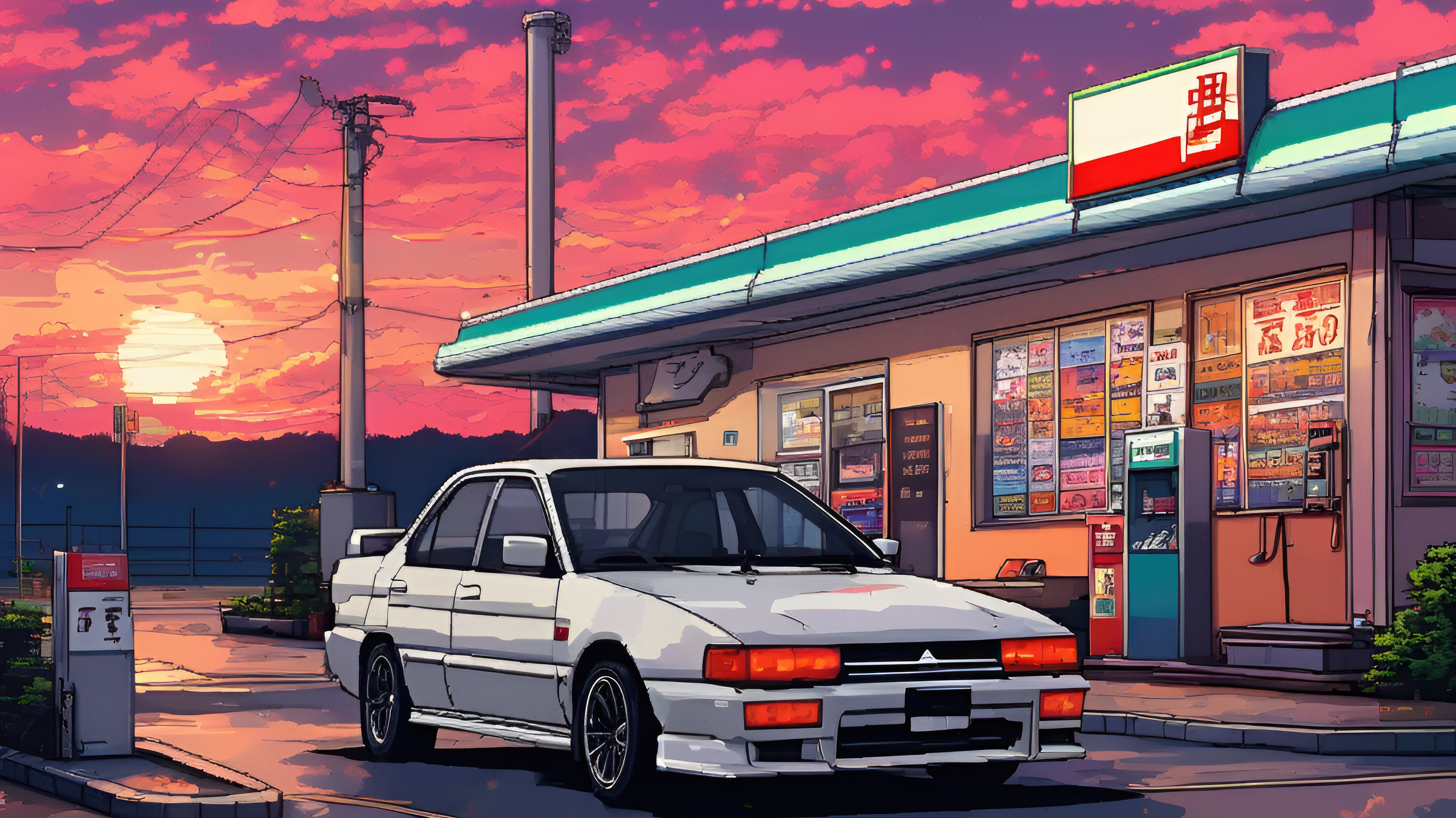 Mitsubishi Lancer Pixel Art 4k Wallpaper HD Artist