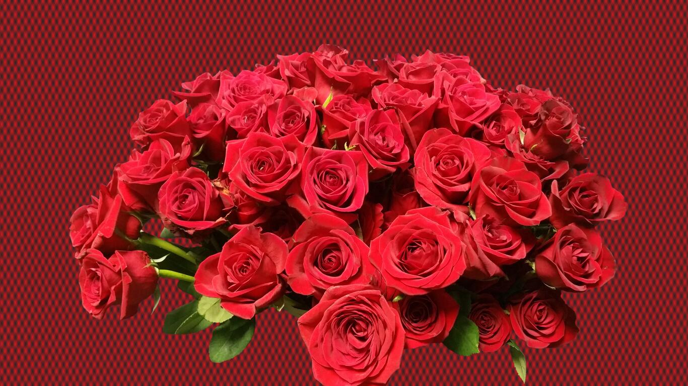 A Bouquet Of Roses Wallpaper