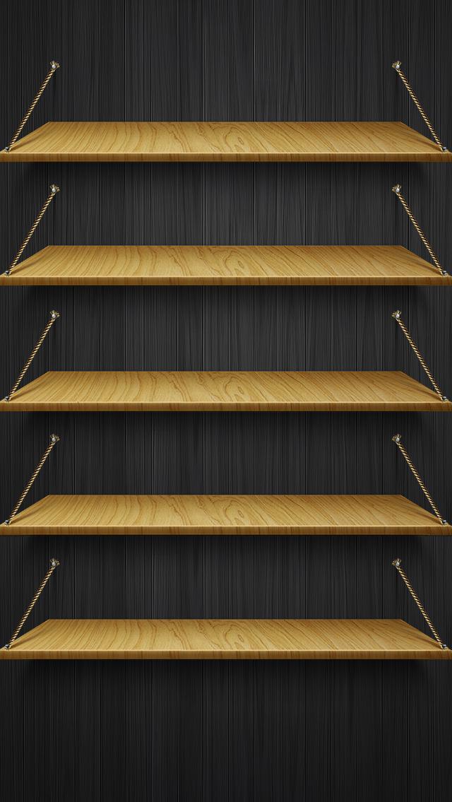 iPhone Shelves Wallpaper Amazing Things