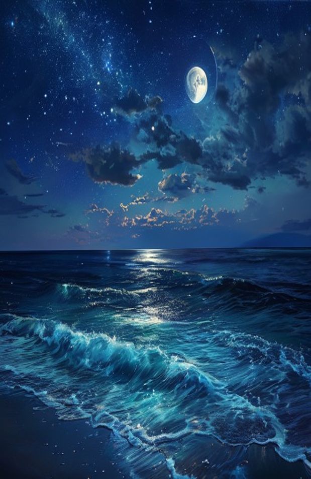Night Ocean Wallpaper