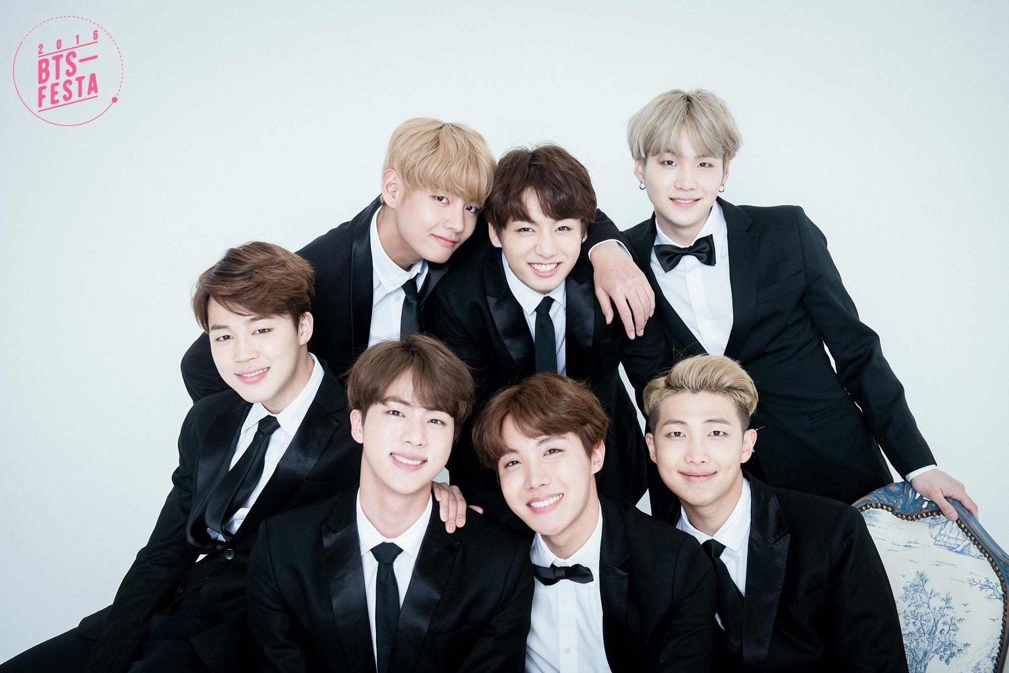 Bts Group Desktop Wallpaper On
