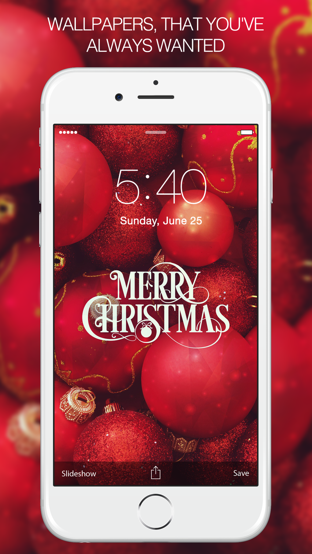 Merry Christmas Image Wallpaper HD Para iPhone