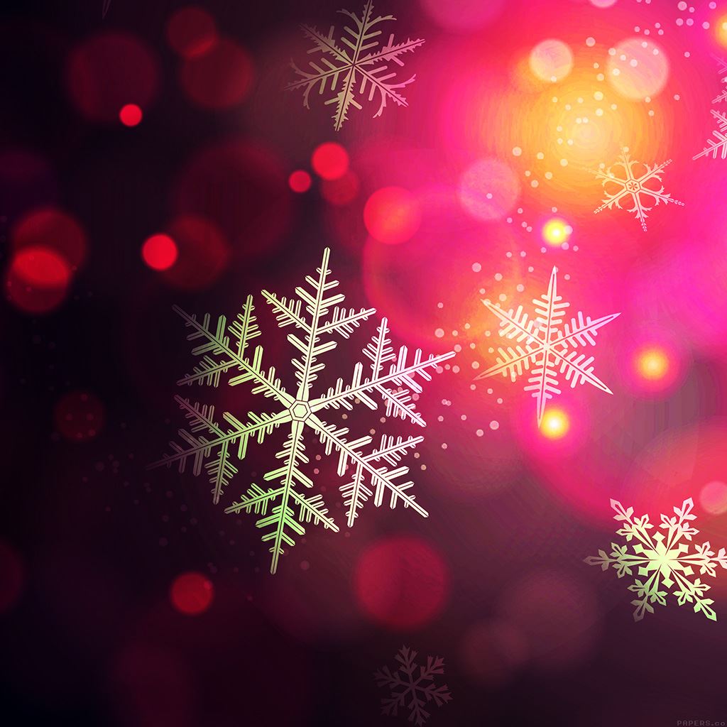 Christmas Bokeh Holiday Pattern Background iPad Wallpapers 1024x1024