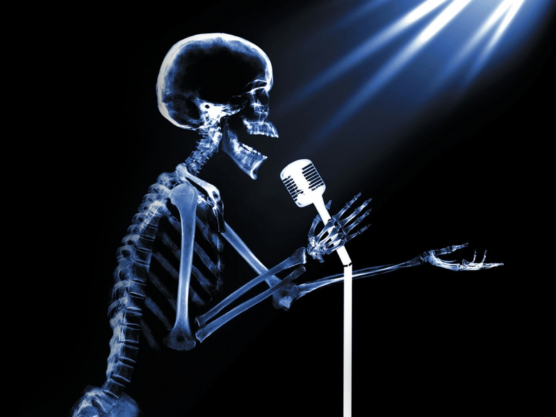  singing x ray Stand Up Abstract 3D and CG HD Desktop Wallpaper