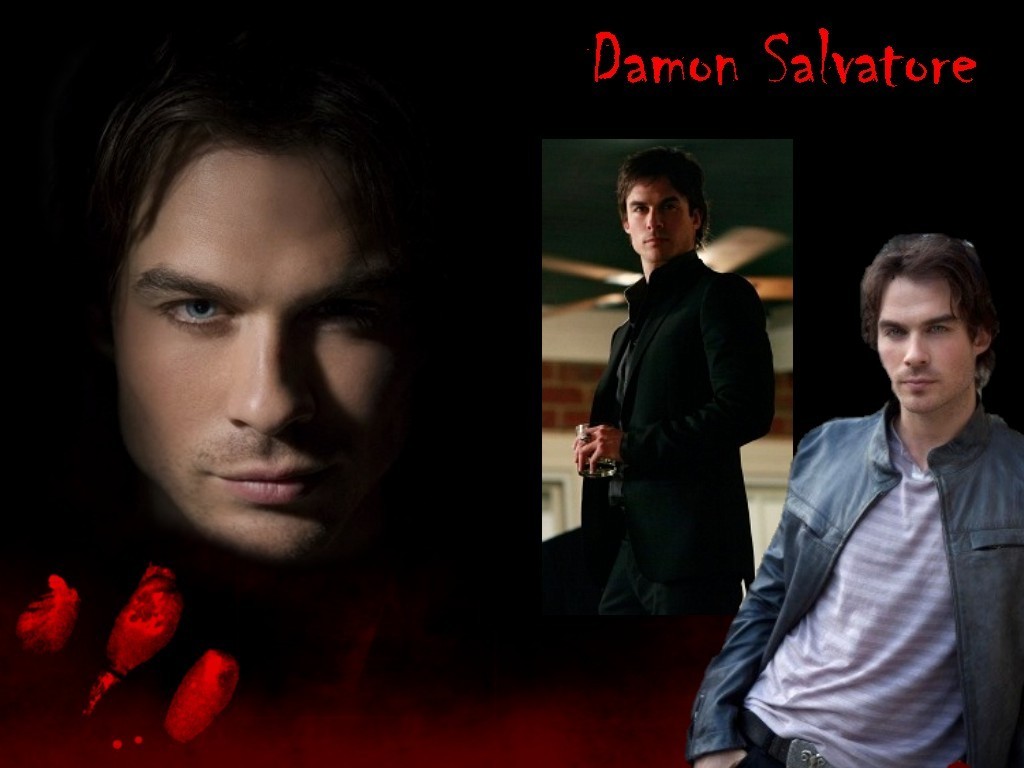 Damon Salvatore   The Vampire Diaries Wallpaper 8841339 1024x768