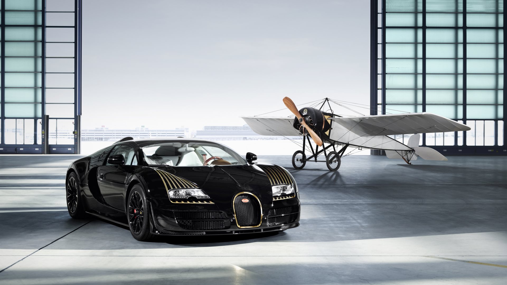 Bugatti Veyron Grand Sport Vitesse Black Bess Wallpaper