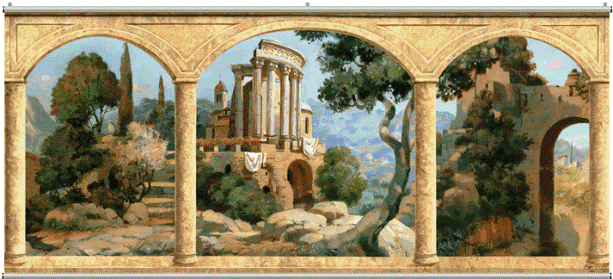 Free Wall Murals The Mural Minute Stone Arches Tuscany 613x279 For Your Desktop Mobile Tablet Explore 46 Tuscan Wallpaper - Tuscany Wall Murals