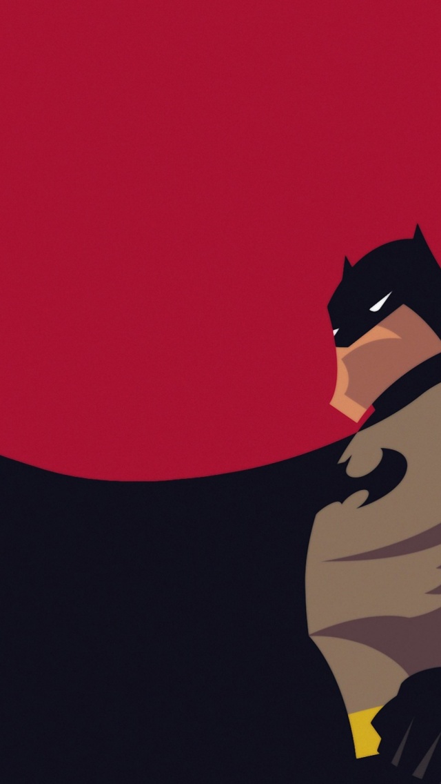 Batman Minimalist iPhone 5 Wallpaper