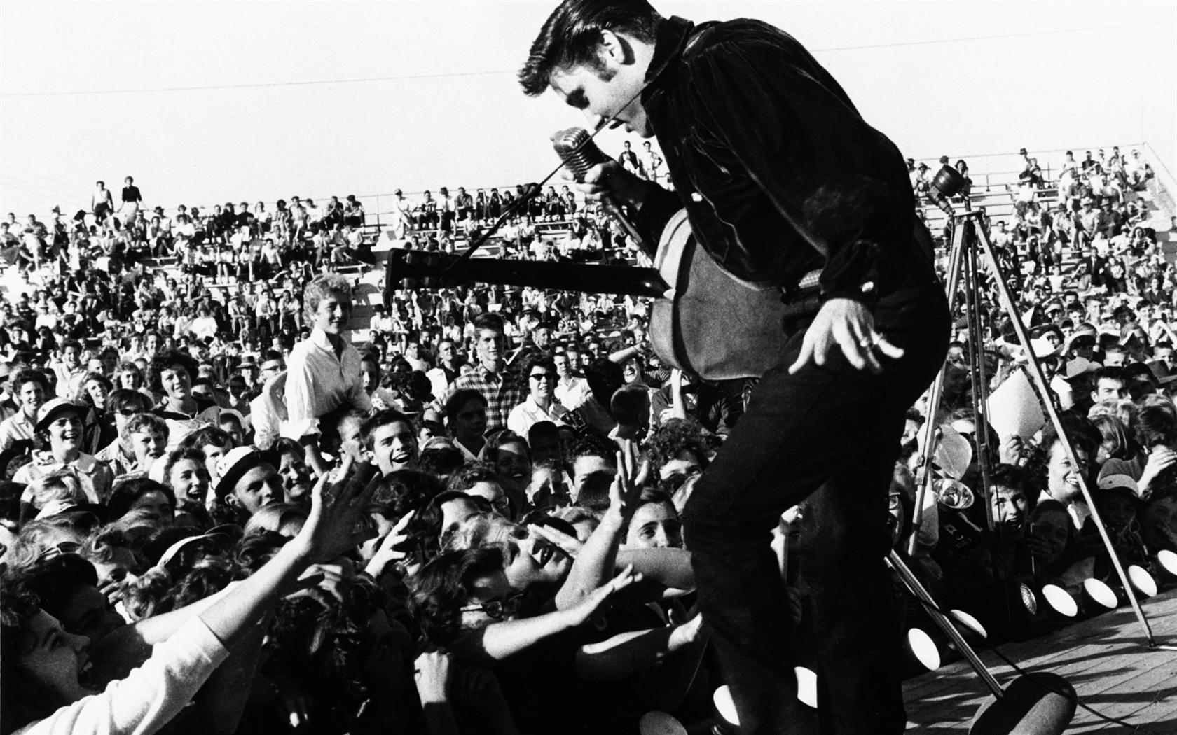 Elvis Presley In Concert Desktop Wallpaper