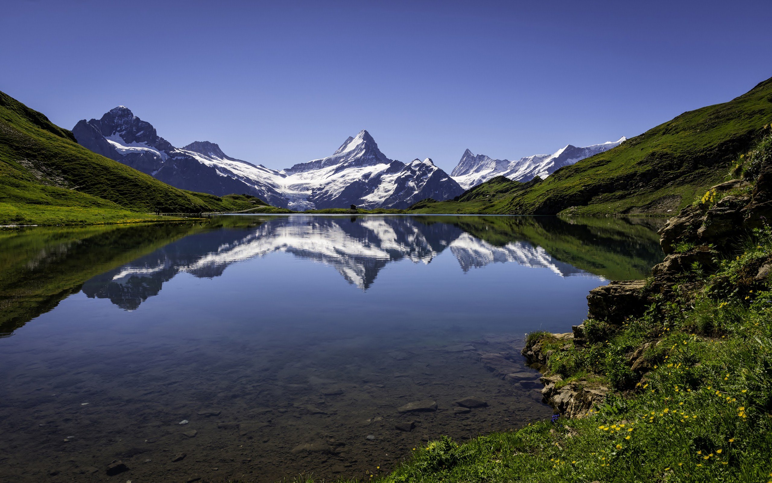 Nature Mountain Forest Landscape Fog Lake UltraHD 4k Wallpaper