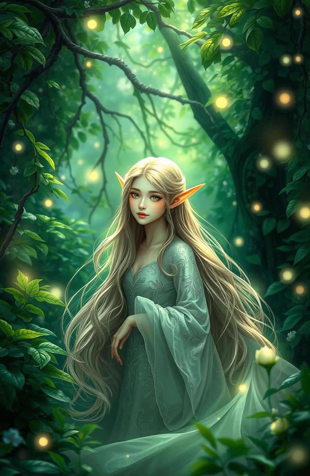 Female Elf Wallpaper
